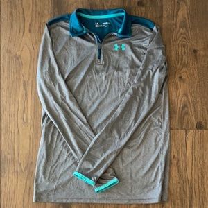 Boys under armour dri-fit quarter zip